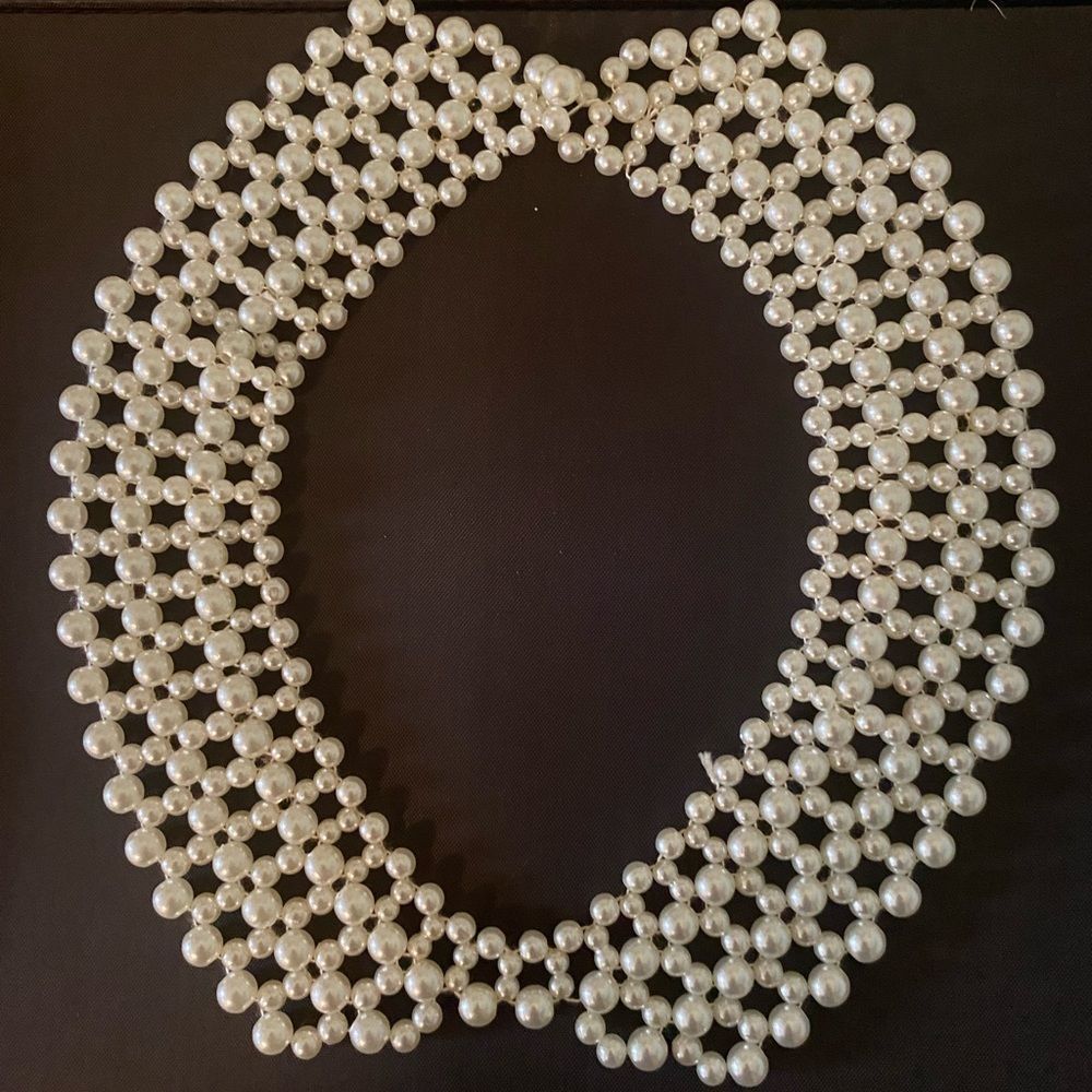 Beaded Peter Pan Collar